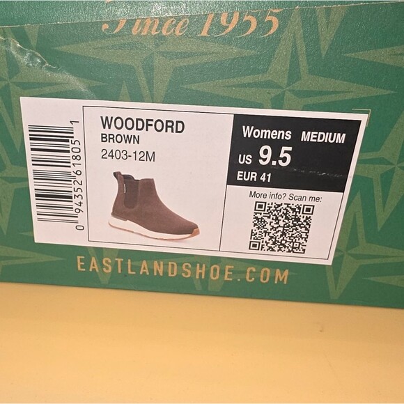 Women\'s Eastland Woodford Chelsea boots Size 9.5 Brown